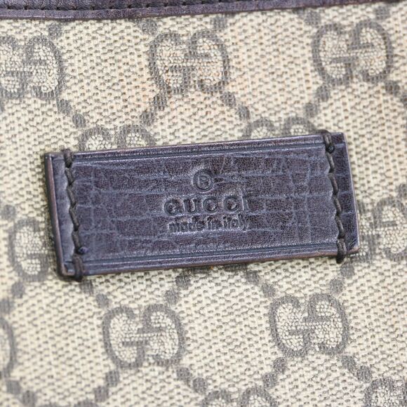 Auth Gucci Gg Supreme Tote Bag Pvc #136490G24B - Picture 12 of 15